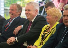 First Minister Carwyn Jones: Enjoying the day’s performances