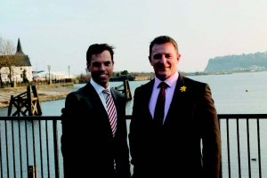 Deputy Minister for Culture, Tourism and Sport: With the newly appointed Chair of Sport Wales, Dr Paul Thomas.