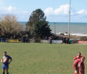 Picturesque setting: An injury allows Aberaeron and Penybanc to take a breather