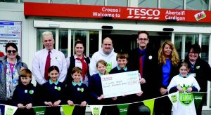 Tesco and Groundwork’s Bags of Help initiative: T Llew Jones School wins the bid for maximum funding for their new nature reserve garden