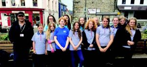 Cardigan Guides get green fingers: Girl group helps to tend Brioude Gardens