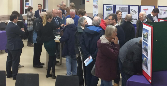 Plans discussed: The meeting at Penrhyncoch
