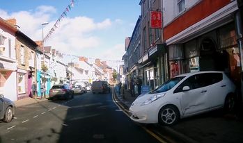 Cardigan: Out of control driver reversing into shop front
