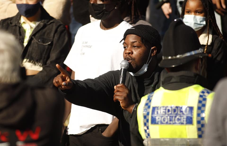 Black Lives Matter activists take to Swansea City Centre
