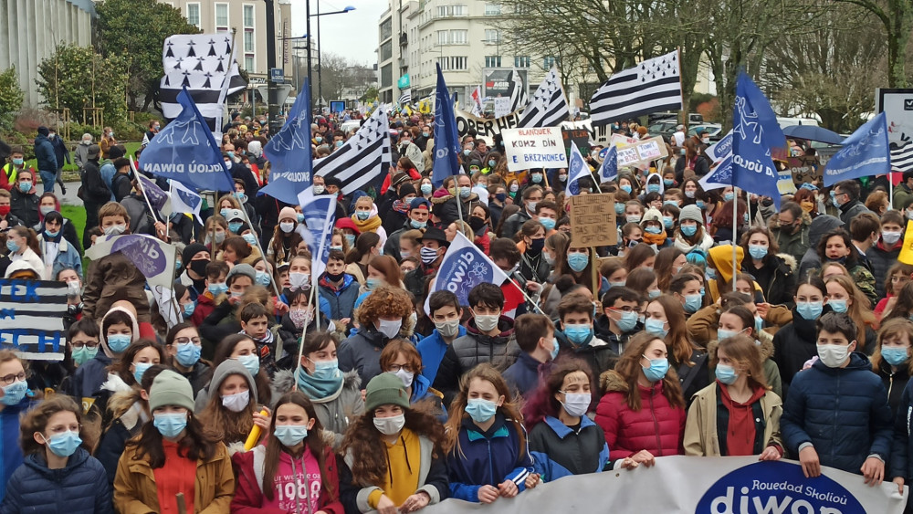 Is the Breton language under threat from French Government?