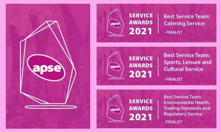 Caerphilly Council shortlisted in three categories at APSE Annual Service Awards!