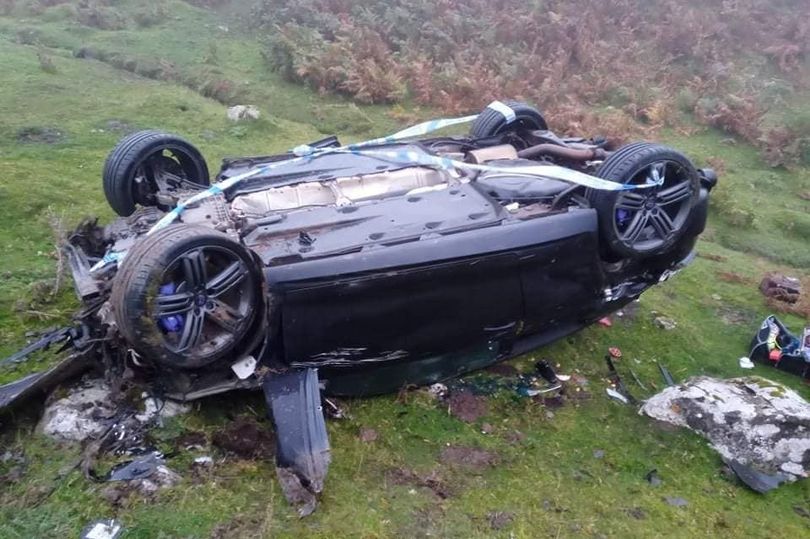 Man describes moment his car flew off edge of Welsh mountain and plummeted 50m