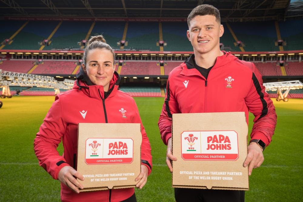 Papa Johns announces five year partnership with Welsh Rugby Union