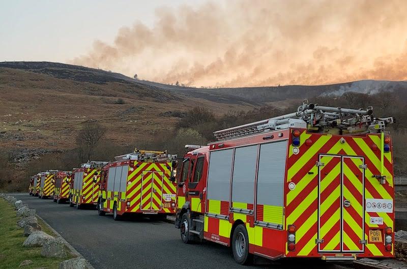 Over 360 calls made to North Wales Fire and Rescue Service over weekend