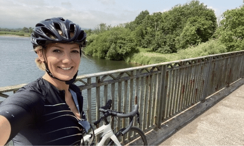Llanegwad woman cycles 106 miles for charity after her sister is diagnosed with cancer