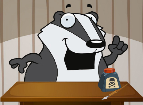 Badger and the poisoned pen