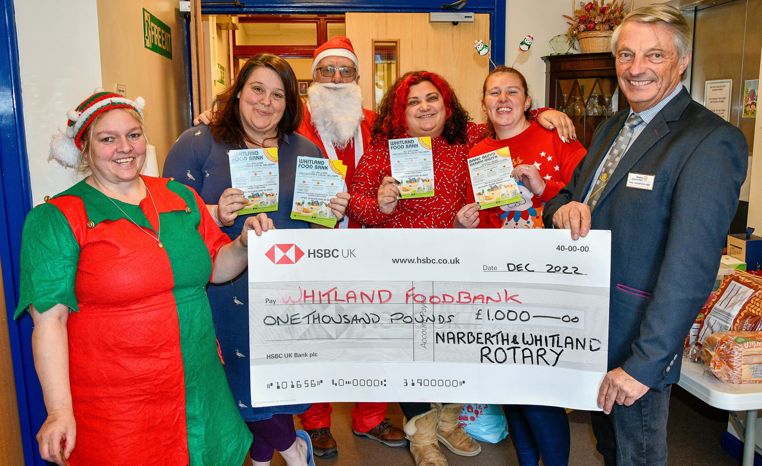 Whitland foodbank gets early Christmas present Herald.Wales