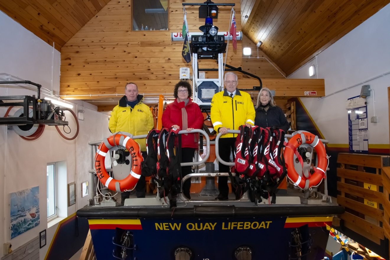 New Quay RNLI launches fundraising appeal for new lifeboat training