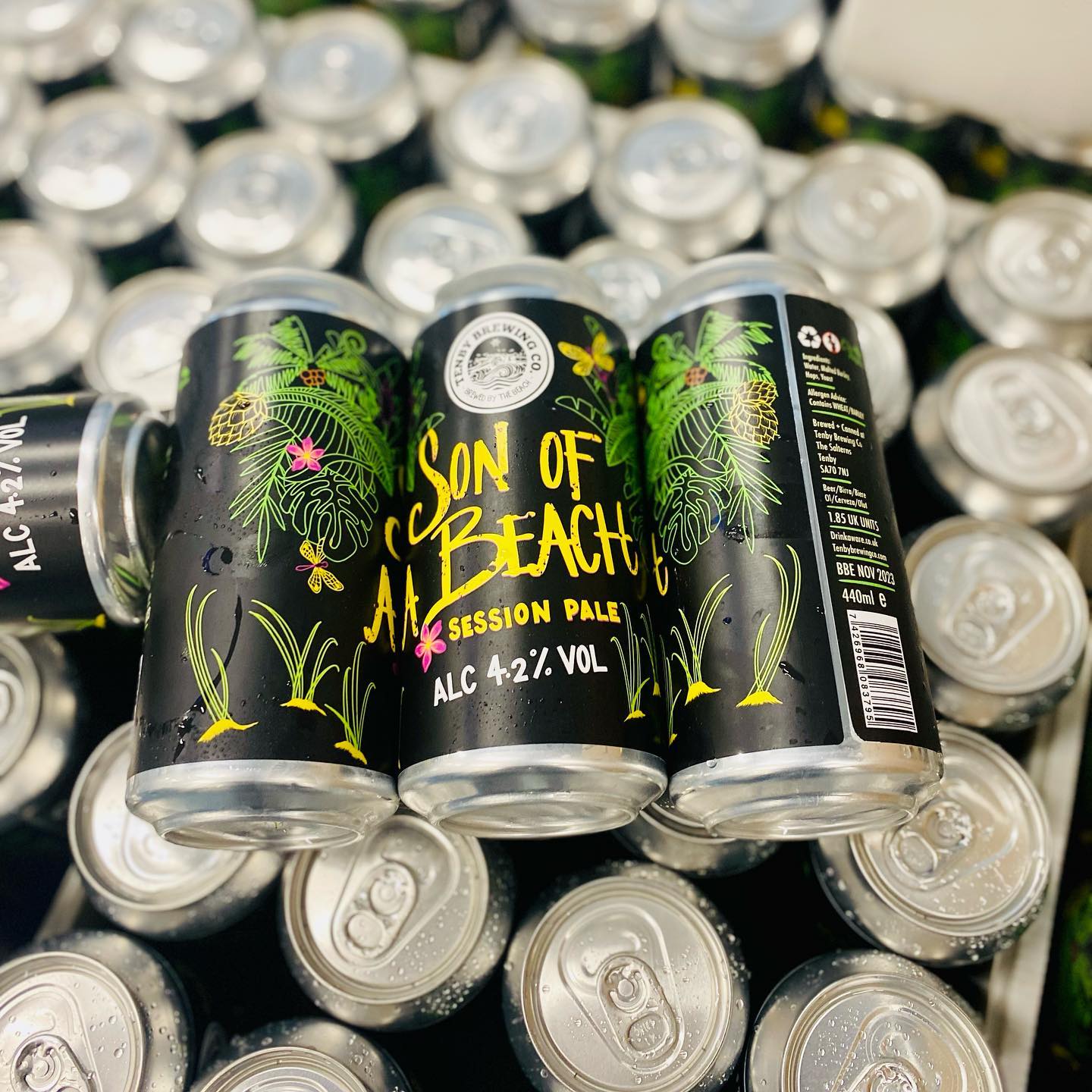 Tenby Brewery pours the glass just a little bit higher to celebrate