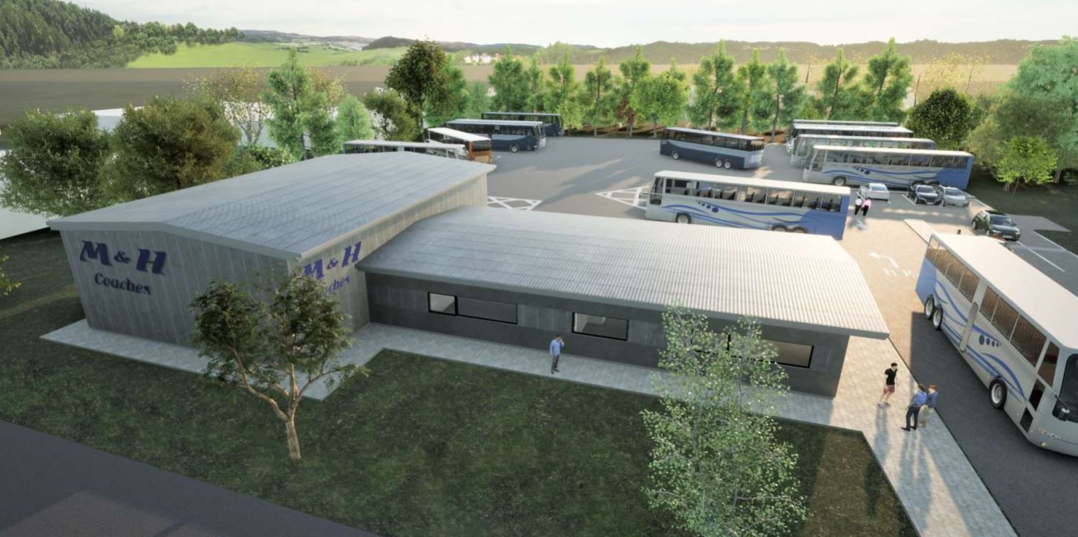 New coach depot to be built at St Asaph Business Park in Denbighshire