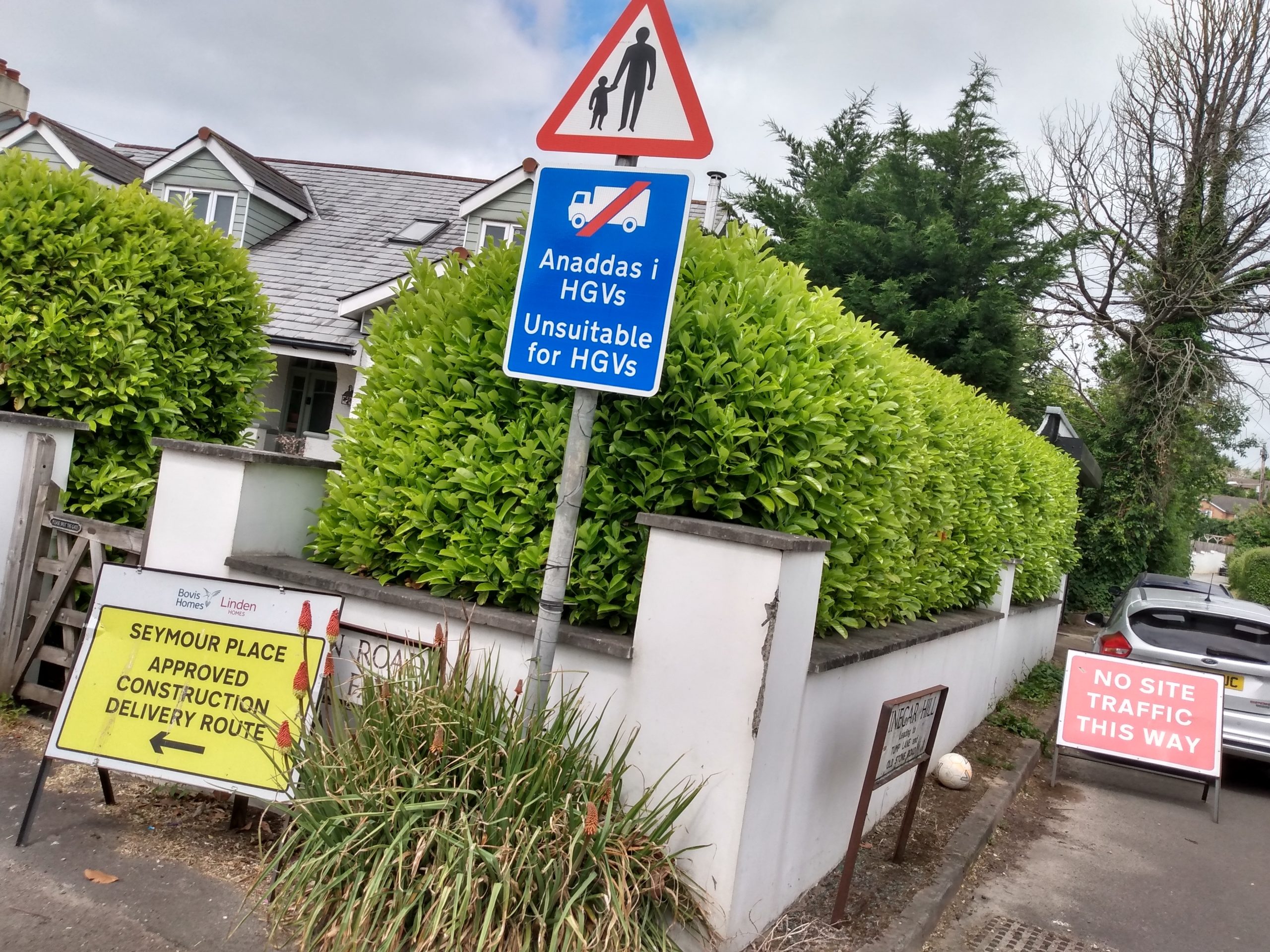 Properties on Vinegar Hill in Monmouthshire approved despite highway