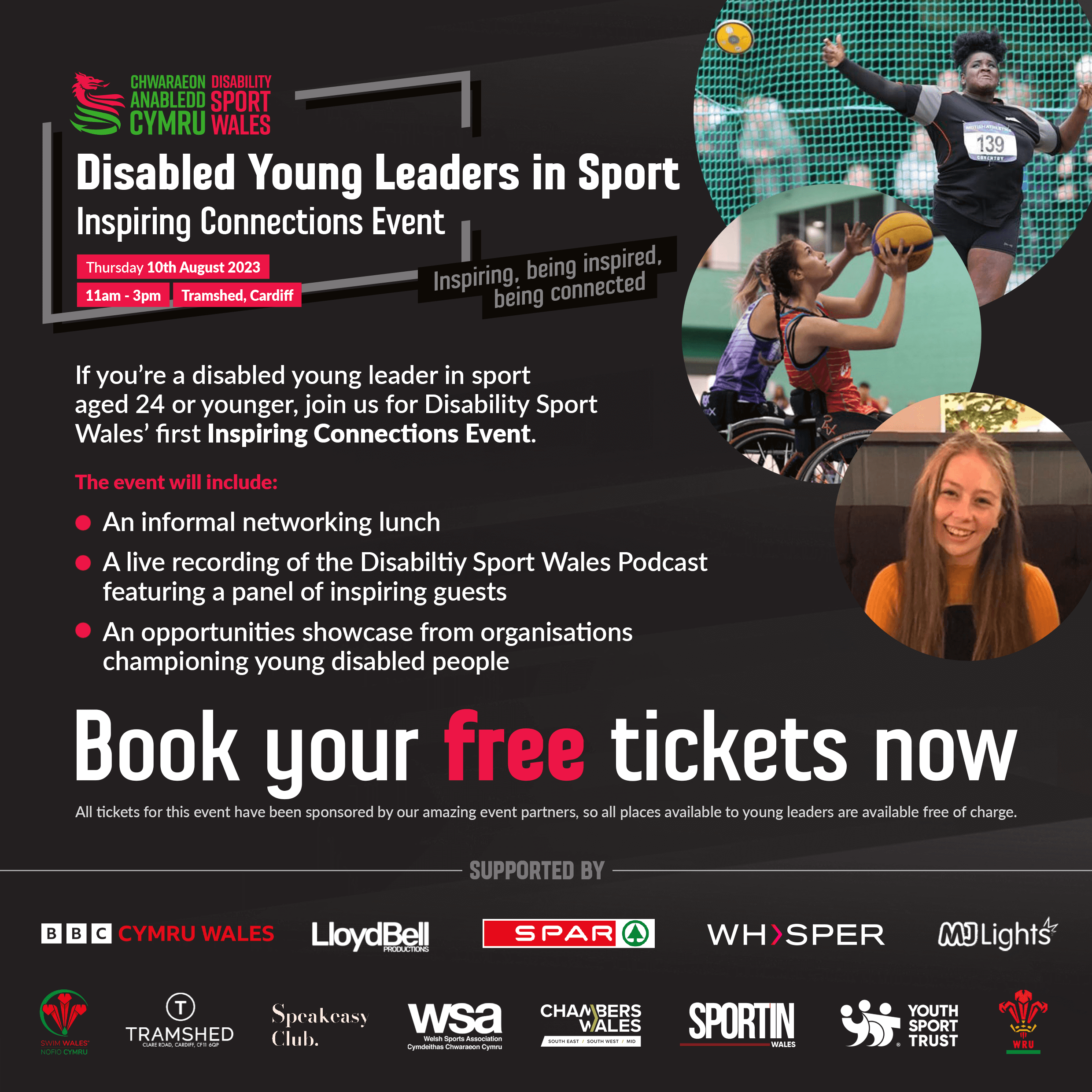 Disability Sport Wales invites you to the Disabled Young Leaders in