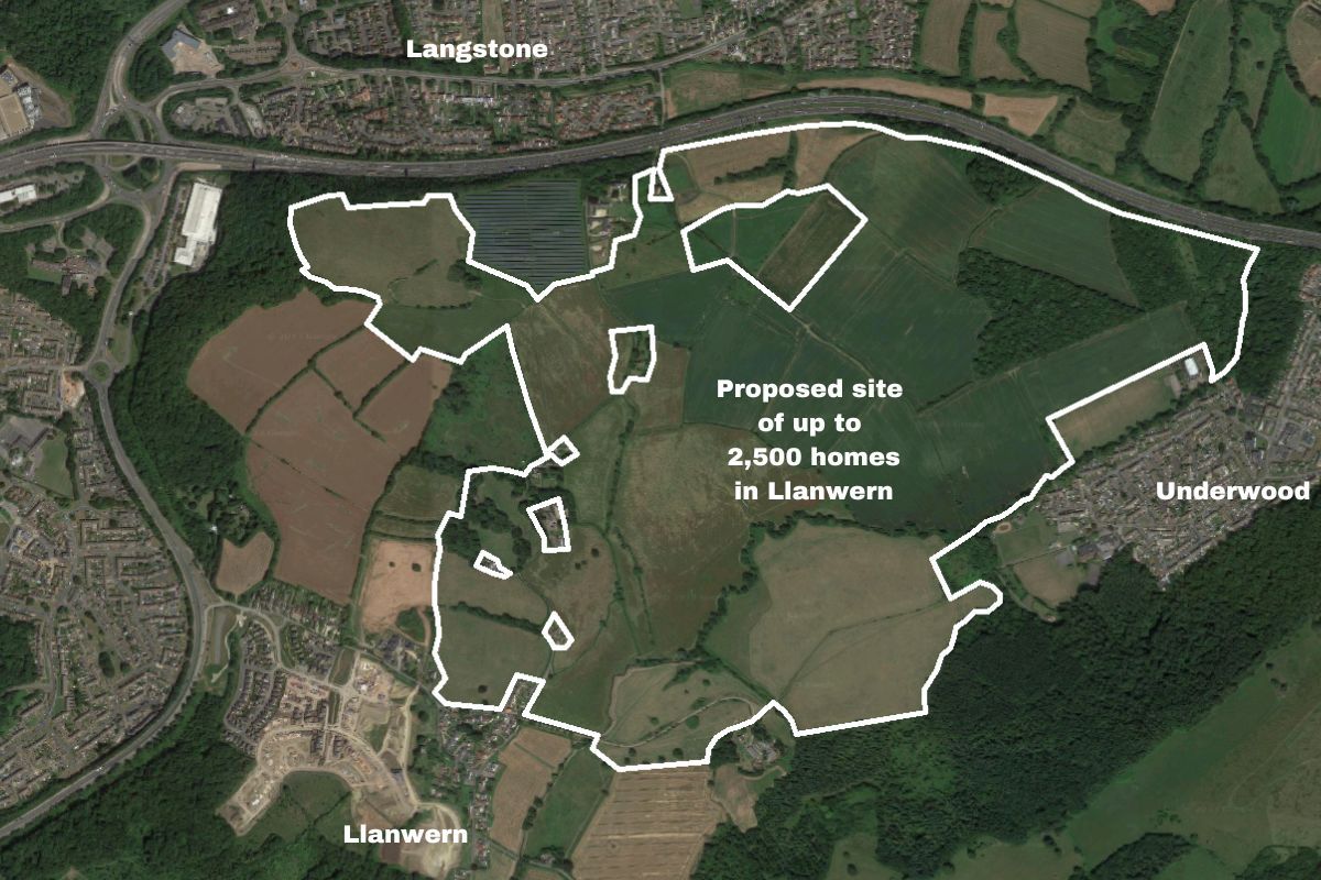 Major housing developments totalling 3,650 homes proposed in Newport