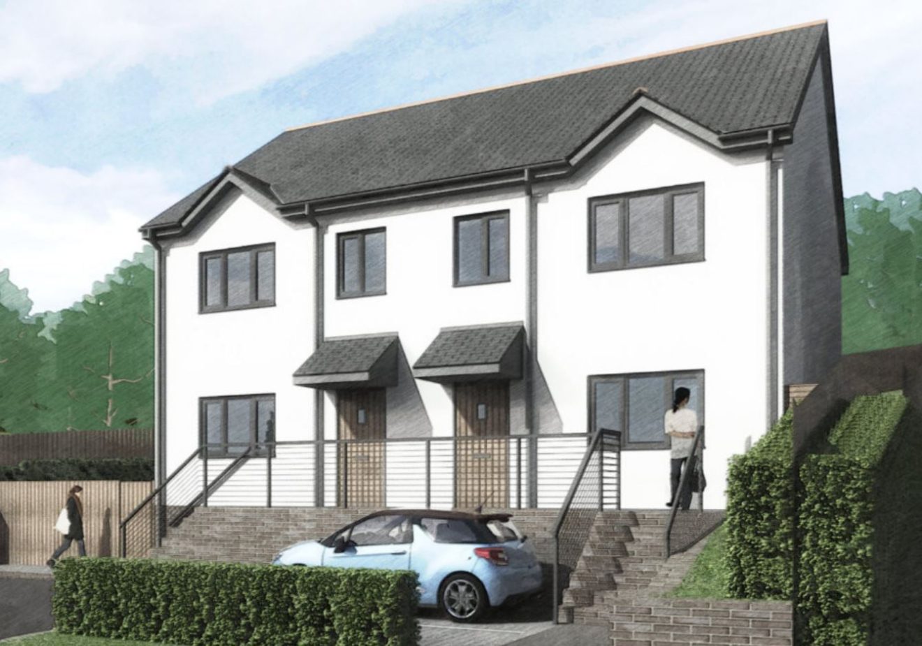 Plans for houses in Cefn Hengoed refused as 'no respect' to