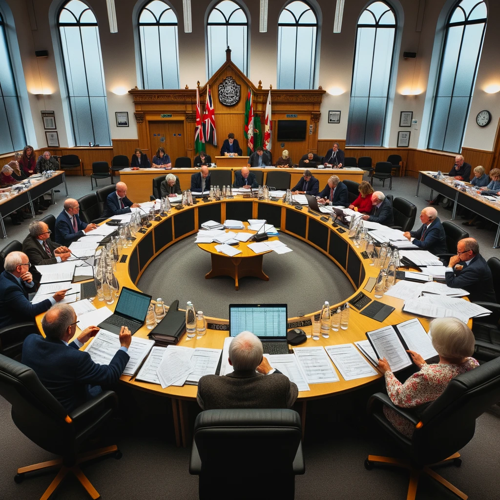 Carmarthenshire County Council budget crisis The tensions rise