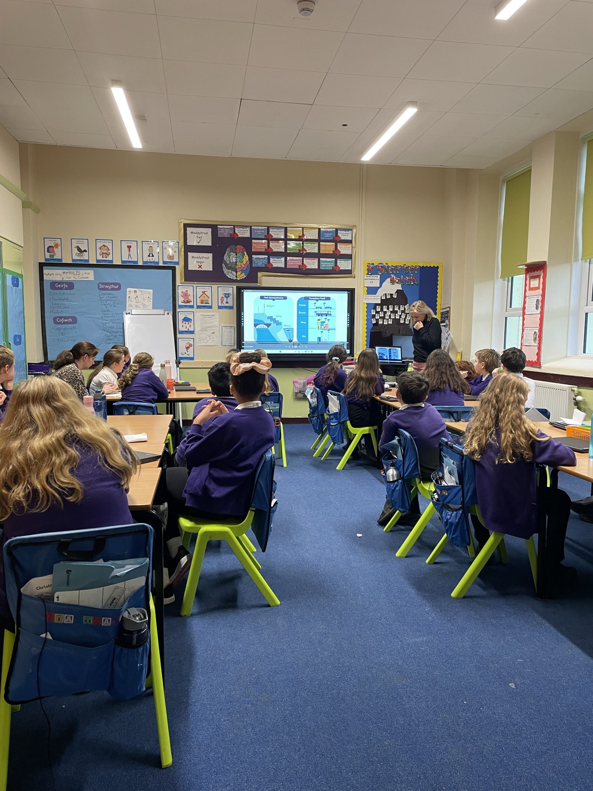 Morlais energizes Ysgol Pentraeth pupils during Wales Climate Week 