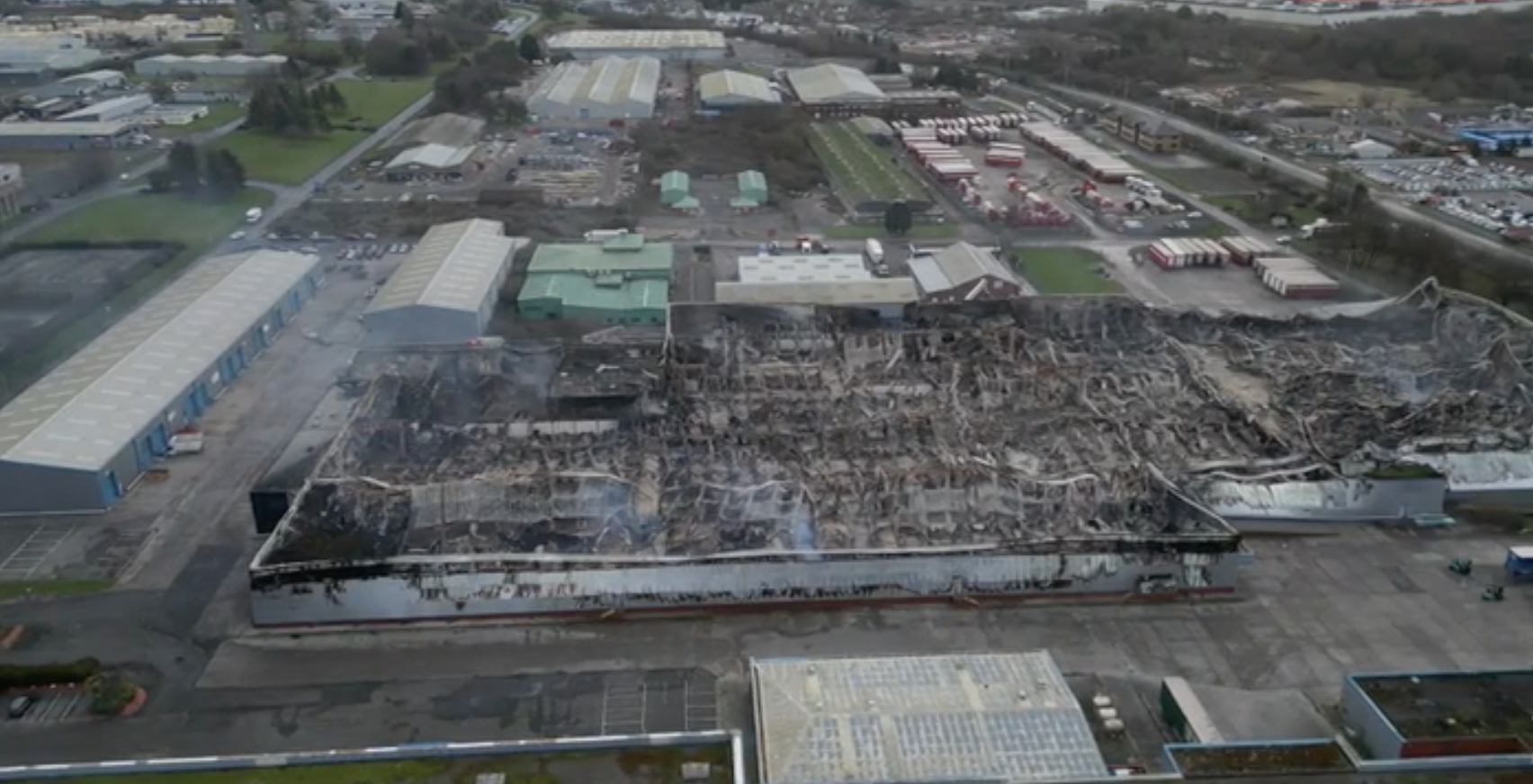 Bridgend industrial inferno affected 42 businesses Herald.Wales