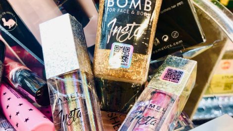 A selection of beauty supplies.